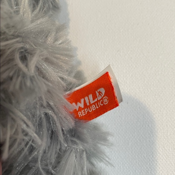 Wild Republic Gray Sloth Plush Hugger Slap Bracelet 8 Inch - Picture 6 of 8